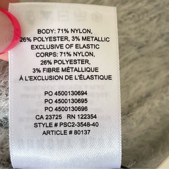 ❌SOLD❌Sunday Best Kitten Sweater Cropped, fuzzy sweater ice grey melange crew - Picture 12 of 13